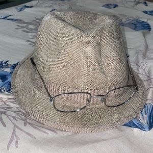 Hat + Lenseless Glasses
